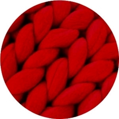картинка шерсть мериноса для толстого пледа, цвет: красный