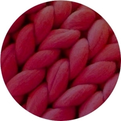 картинка пледы крупной вязки из толстой шерстяной пряжи, цвет: бордовый