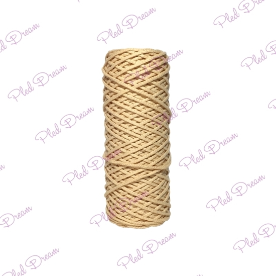 картинка шнур Dream Cord из хлопка 3мм, цвет: персик