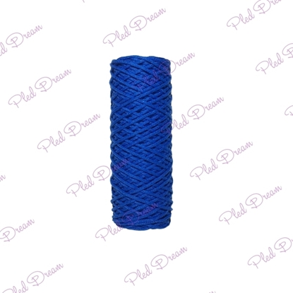 картинка хлопковый шнур Dream Cord 3мм цвет: синий электрик, шнуры для вязания в наличии