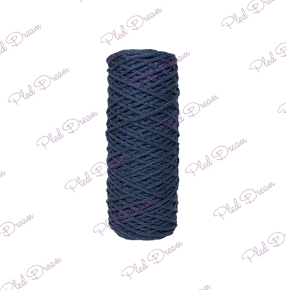 картинка купить шнур для вязания из хлопка, шнур Dream Cord 3мм  шнур для вязания  джинсового цвета