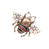 картинка модная брошь в подарок, брошь пчела гуччи размер 38х52мм