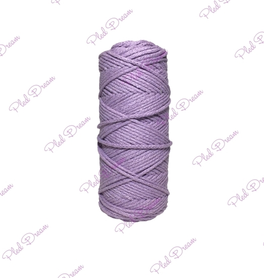 картинка купить с доставкой шнур хлопковый 3 мм, цвет: сиреневый, шнур Dream Cord для макраме, шнуры для вязания из хлопка в наличии