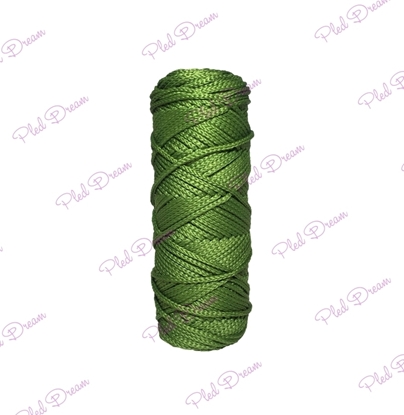 картинка заказать в интернет-магазине шнур для вязания с доставкой, шнур полиэфирный 3 мм для вязания, цвет: темно-зеленый оливковый