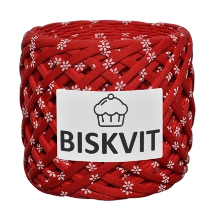 картинка трикотажная пряжа Biskvit, рождественская лимитированная серия  цвет: Санта