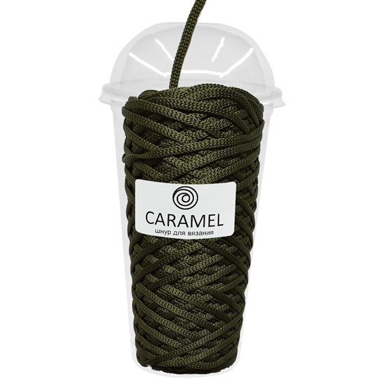 картинка шнуры для вязания и макраме купить недорого с доставкой по России, 5мм цвет: шалфей