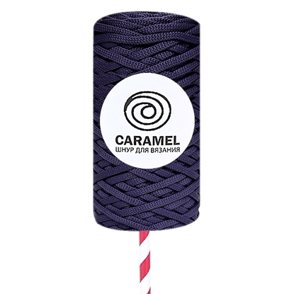 картинка полиэфирный шнур карамель (Caramel) цвет: чернослив в наличии , официальный представитель купить шнур недорого с доставкой