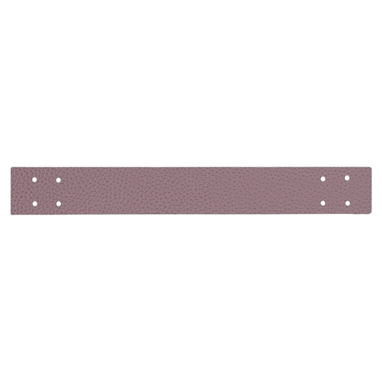 картинка ручка из экокожи для вязаных интерьерных корзин, цвет: черничный мусс