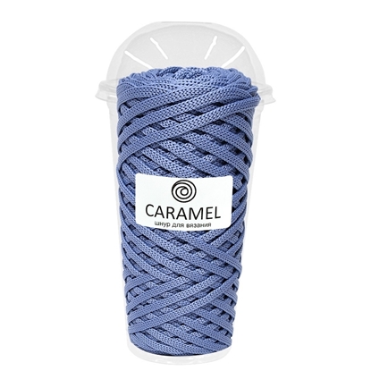 картинка полиэфирный шнур Caramel  ( Карамель) купить  с доставкой, цвет: фарфор 5мм