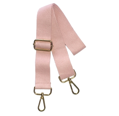 картинка текстильный ремень для сумки через плечо цвет пудра, светло-розовый 120см , ширина 38мм