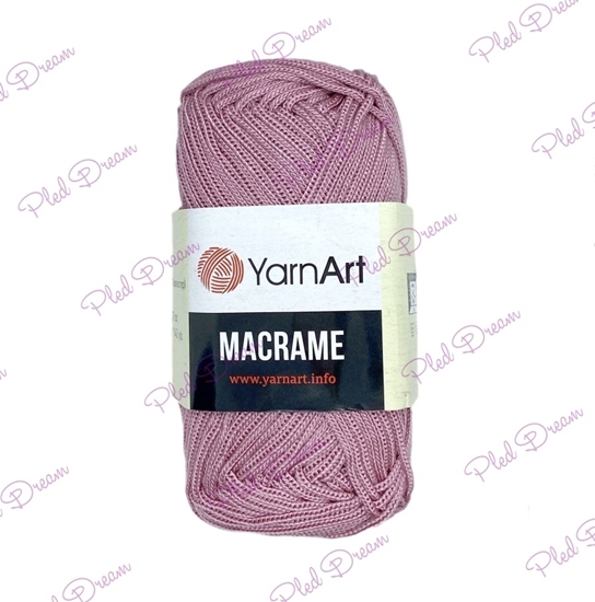 картинка шнур для макраме 2мм  YarnArt Macrame 141 цвет: пыльная роза Москва