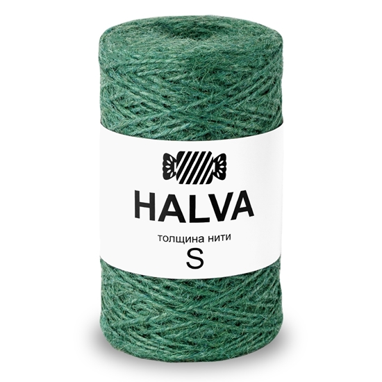 картинка джут цветной Halva (халва) , цвет: алоэ, травяной зеленый купить недорого