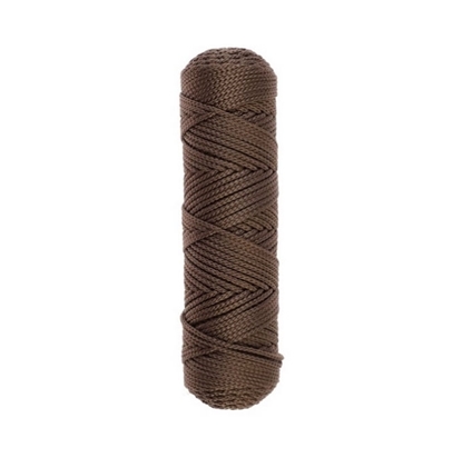 картинка шнур полиэфирный 3мм без  сердечника шоколад купить в Москве