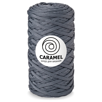 картинка шнур Caramel (Карамель) цвет: прага шнур полиэфирный 5мм темно-серый графитовый