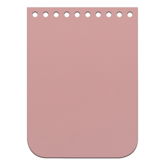 картинка крышка-клапан 11х15 см из натуральной кожи для вязания мини-сумочки через плечо из полиэфирного шнура, цвет: Misty rose, светло-розовый