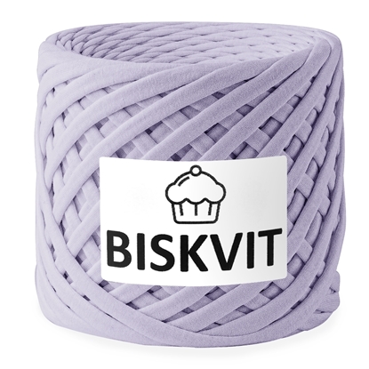 картинка трикотажная пряжа Бисквит (Biskvit) лимитированная коллекция, цвет: лавандовое мороженое , в наличии с доставкой по Москве