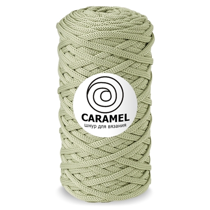 картинка шнур полиэфирный Карамель (Caramel) в наличии цвет: лен, лён