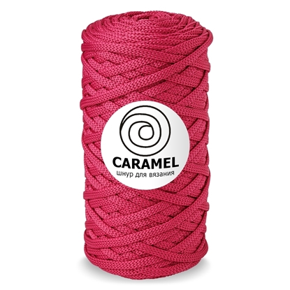 картинка полиэфирный шнур Caramel ( Карамель) 5 мм цвет: малина в наличии в Москве