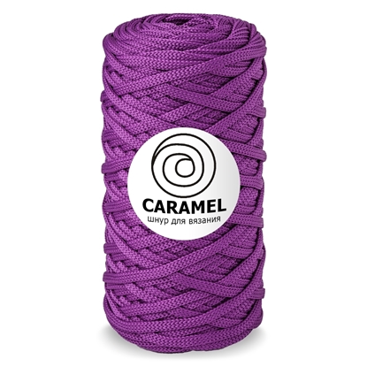 картинка изображение шнур полиэфирный  Карамель (Caramel) 5мм цвет: пурпурный купить недорого с доставкой по Москве