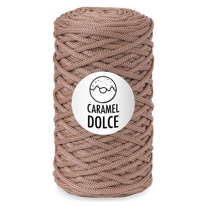 картинка шнур для вязания и макраме Caramel Dolce ( Карамель Дольче) Шоколадный мусс 4мм