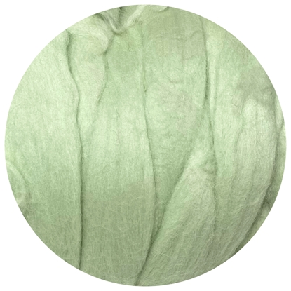 картинка шерсть мериноса полутонкая для валяния и фелтинга, цвет: мятный, фисташковый